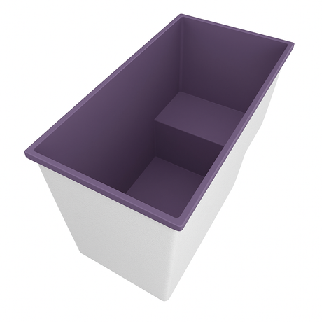 Deep Bathtub With Seat 1495 L x 800 W x 1000 Depth Handmade by Omnitub
