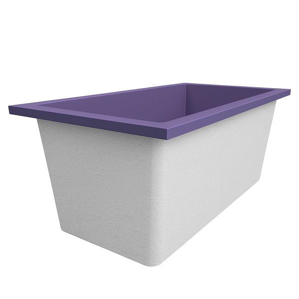 Omnitub 1400 x 800 deep soaking tub 600mm depth rectangular - feature highlight 5