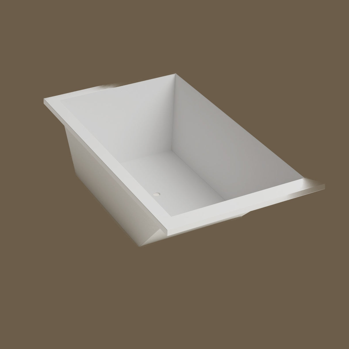 Repose 1900 Reclined Soaking Tub — Reclined backrest [render:backrest:nofeet] [bg:hush]