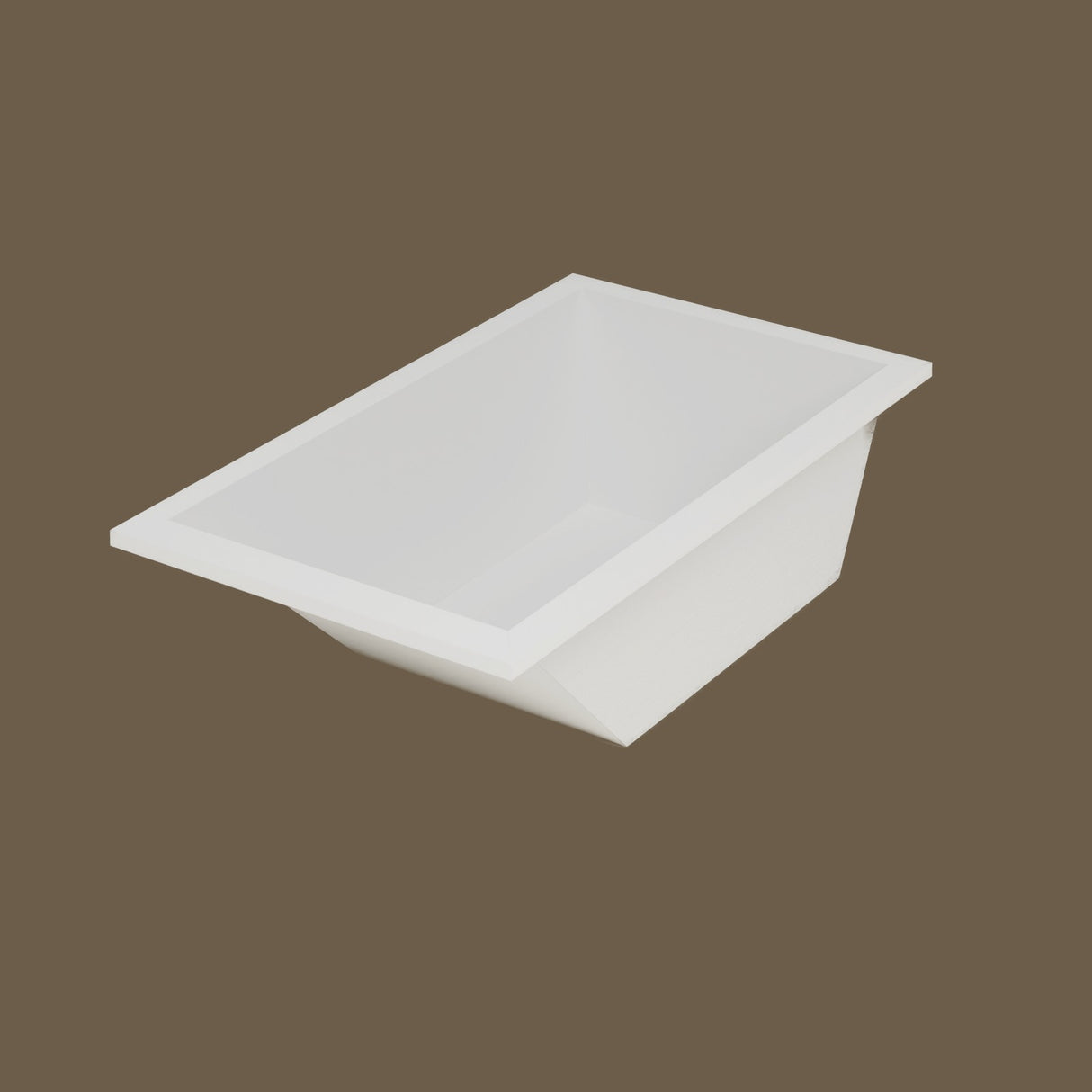 Repose 1900 Reclined Soaking Tub — Full view [render:far:nofeet] [bg:hush]
