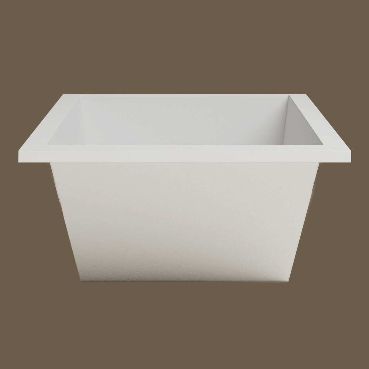 Repose 1900 Reclined Soaking Tub — Side profile [render:side:nofeet] [bg:hush]