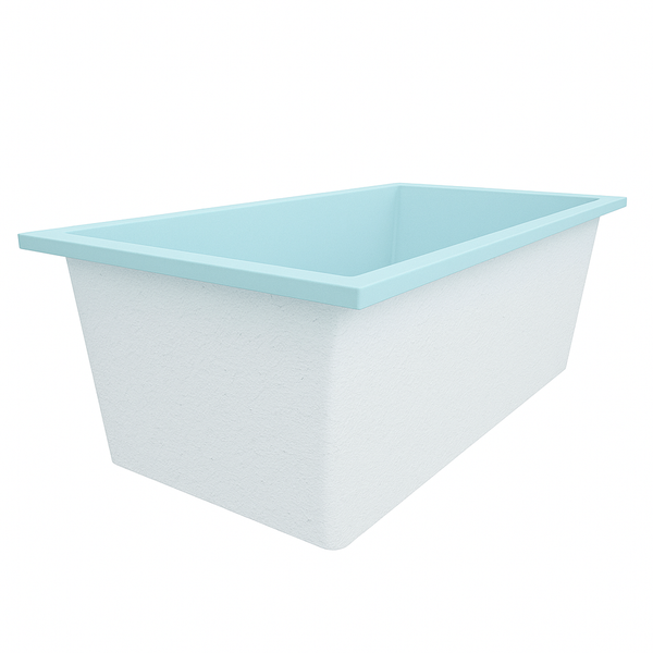 Omnitub Deluxe 1750 x 950 handmade UK deep soaking tub 600mm depth wide rectangular - design feature 5