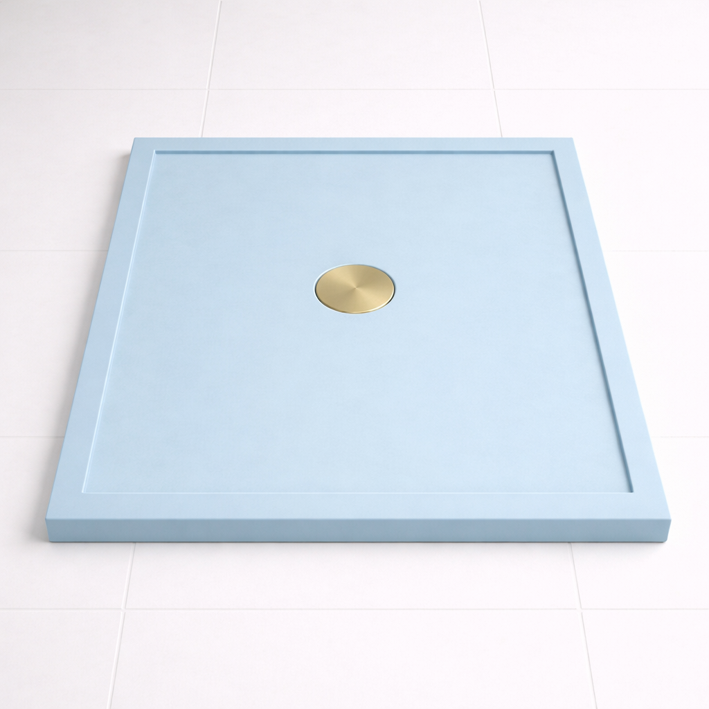 Omnitub 740 × 590 Rectangular Shower Tray – 35mm Slim Non-Slip - side angle 4