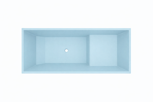 Baignoire à assise profonde 1100 L x 700 W x 1000 H Baignoire de trempage japonaise d'Omnitub