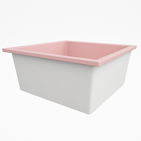 Deep Bathtub 1400 L x 1400 W x 600 Soaking Depth Handmade by Omnitub