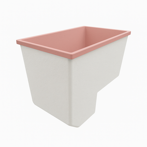 Deep Bathtub With Seat 1100 L x 700 W x 1000 Depth Handmade by Omnitub