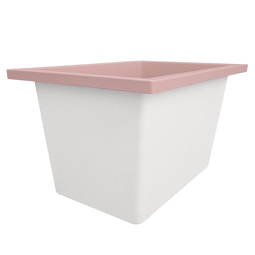 1050 x 750 Deep Soaking Tub – 600mm Depth – Rectangular – Omnitub