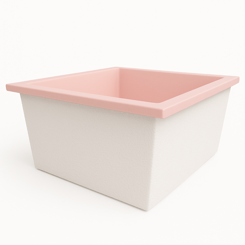 1400 L x 1200 W x 625 H. Bain profond. Omnitub Duo Flow