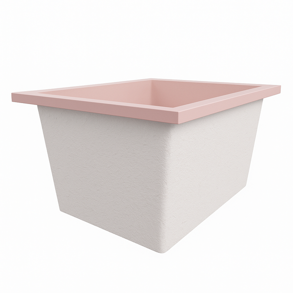 Omnitub Solo Extra 1150 x 900 handmade UK deep soaking tub 600mm depth rectangular - lifestyle setting 7