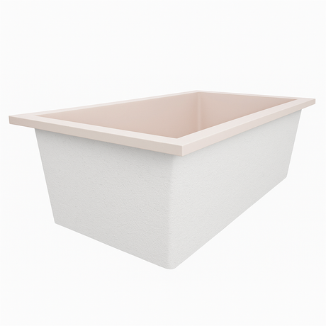 Deep Bathtub 1750 L x 950 W x 600 Soaking Depth Handmade by Omnitub