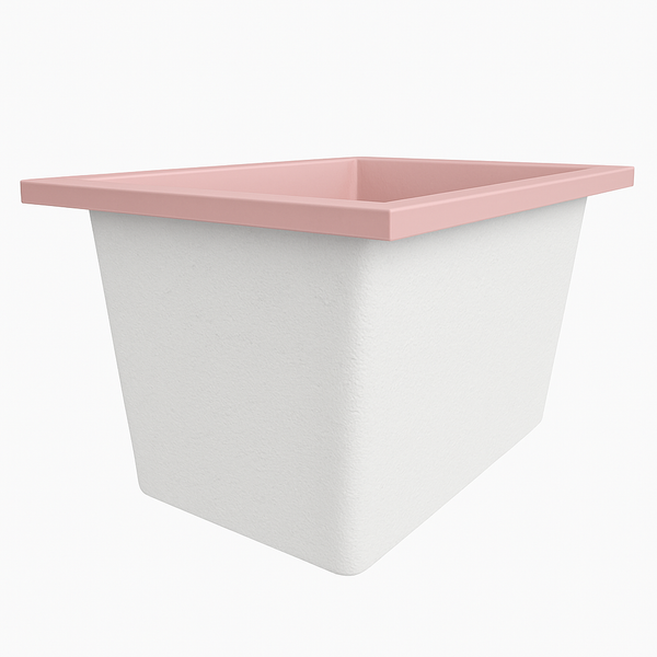 Omnitub Solo Max 1050 x 800 handmade UK deep soaking tub 600mm depth rectangular - interior detail 6