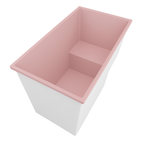 Deep Bathtub With Seat 1495 L x 800 W x 1000 Depth Handmade by Omnitub