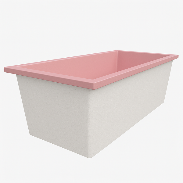 Omnitub Deluxe Plus 1800 x 800 handmade UK deep soaking tub 600mm depth rectangular - additional view 6