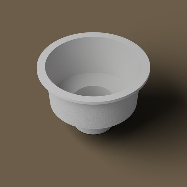 1500 Diameter Soaking Tub — Three-quarter hero [render:hero:nofeet] [bg:hush]
