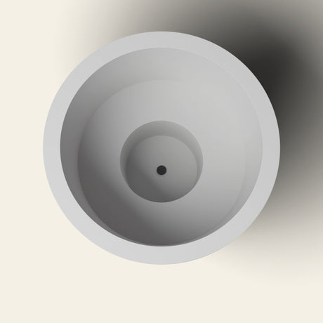 1500 Diameter Deep Seated Whirlpool Bath by Omnitub — topdown