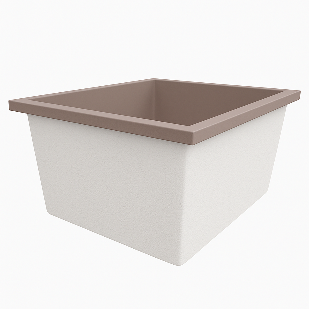 1400 L x 1200 W x 625 H. Bain profond. Omnitub Duo Flow