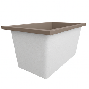 Omnitub 1250 x 750 Deep Soaking Bathtub – 600mm Internal Depth – Rectangular