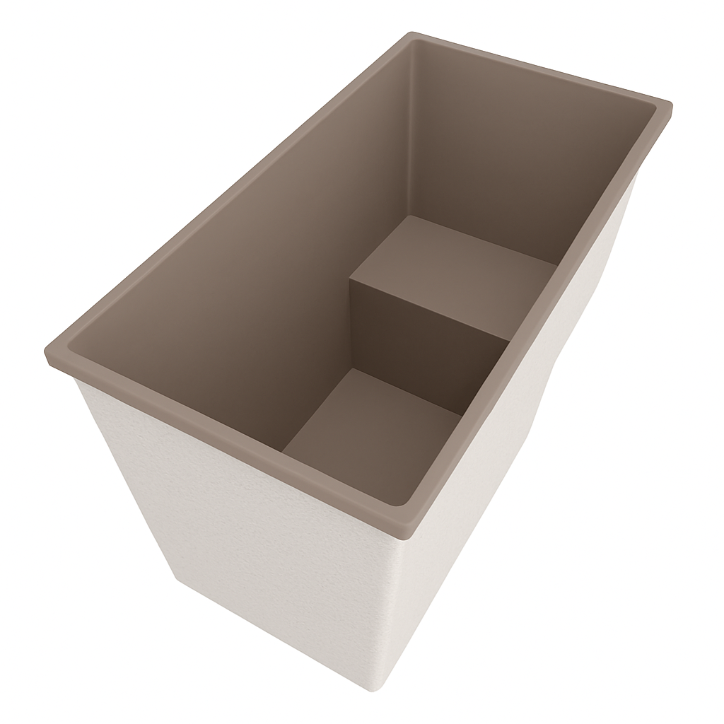 1495 x 800 Seated Soaking Tub – 1000mm Depth – Rectangular – Omnitub