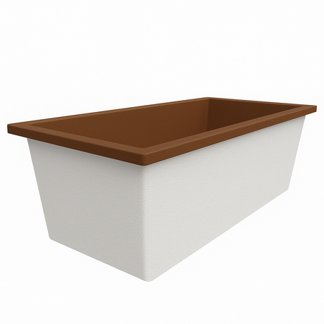 1900 L x 900 W x 625 H. Bain profond. Omnitub de luxe supplémentaire