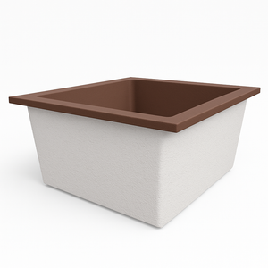 1400 L x 1200 W x 625 H. Bain profond. Omnitub Duo Flow