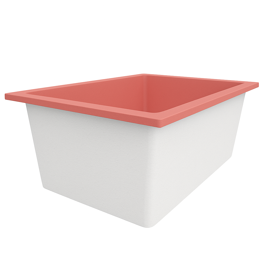 Omnitub Solo Extreme 1600 x 1050 handmade UK deep soaking tub 600mm depth wide rectangular - bathroom installation 2