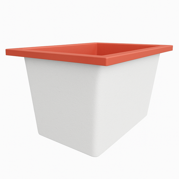 Omnitub Solo Max 1050 x 800 handmade UK deep soaking tub 600mm depth rectangular - dimensions overview 6