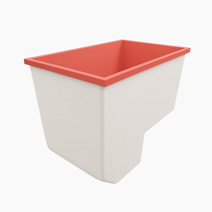 Deep Bathtub With Seat 1100 L x 700 W x 1000 Depth Handmade by Omnitub