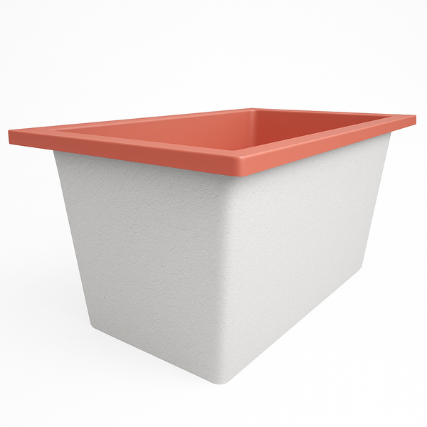 Omnitub Solo Supreme 1250 x 850 UK deep soaking tub 600mm depth rectangular - close-up detail 6