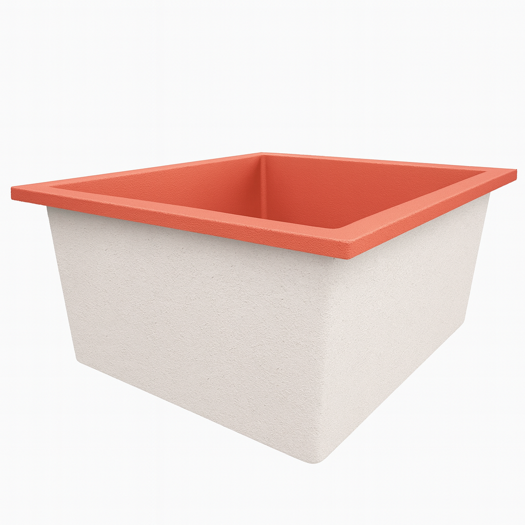 1400 L x 1200 W x 625 H. Bain profond. Omnitub Duo Flow