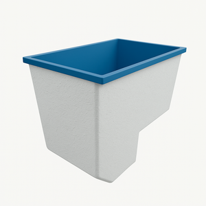 Deep Bathtub With Seat 1100 L x 700 W x 1000 Depth Handmade by Omnitub