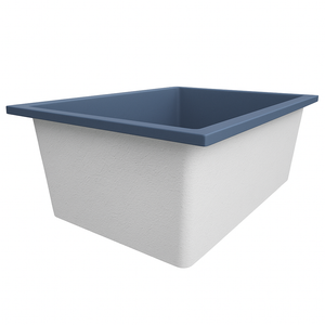 Omnitub Solo Extreme 1600 x 1050 handmade UK deep soaking tub 600mm depth wide rectangular - product detail 2