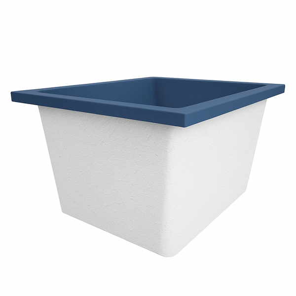 Omnitub Solo Extra 1150 x 900 handmade UK deep soaking tub 600mm depth rectangular - product detail 7