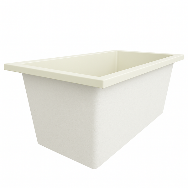Omnitub 1500 x 800 deep soaking tub 600mm depth rectangular - product detail 6