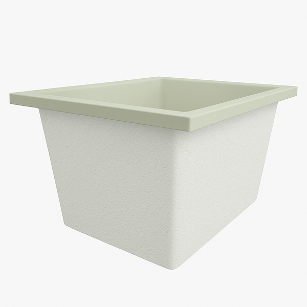 Omnitub Solo Extra 1150 x 900 handmade UK deep soaking tub 600mm depth rectangular - alternate angle 7