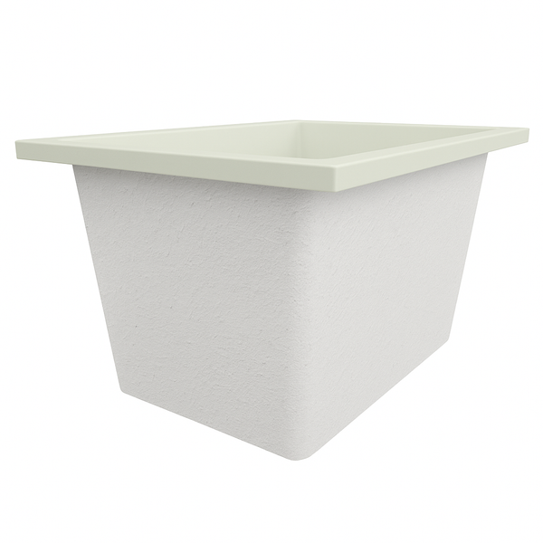 Omnitub Solo Max 1050 x 800 handmade UK deep soaking tub 600mm depth rectangular - bathroom installation 6