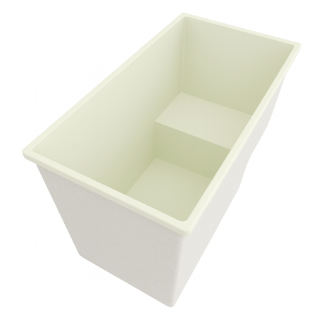 Deep Bathtub With Seat 1495 L x 800 W x 1000 Depth Handmade by Omnitub