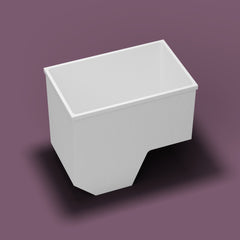 Baignoire Rectangulaire à Siège 1100 x 700 — Profondeur 1000 mm — Omnitub