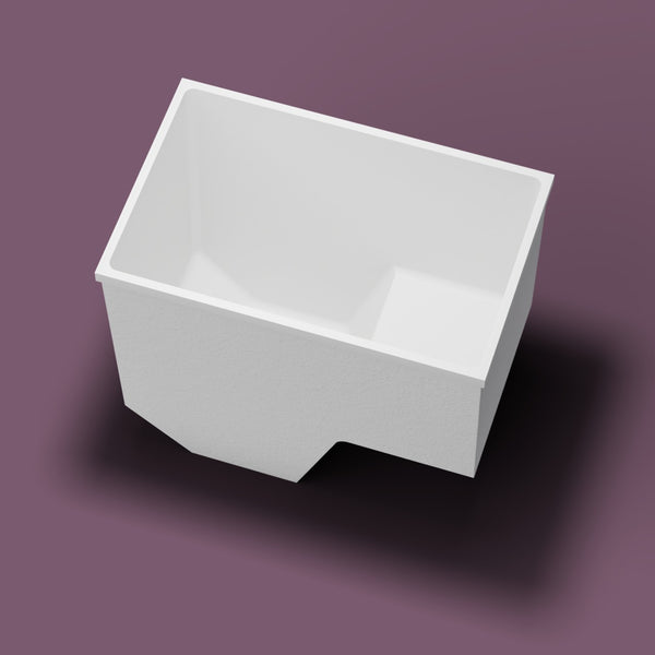 1100 x 700 Seated Soaking Tub — Looking in [render:lookin:nofeet] [bg:aubergine]