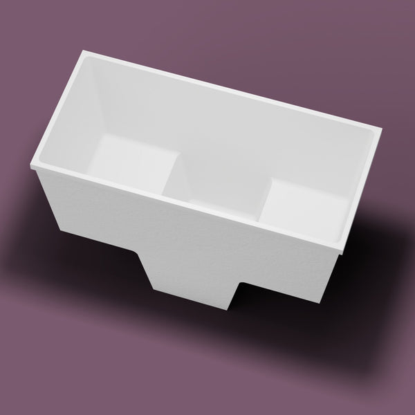1500 x 700 Seated Soaking Tub — Looking in [render:lookin:nofeet] [bg:aubergine]