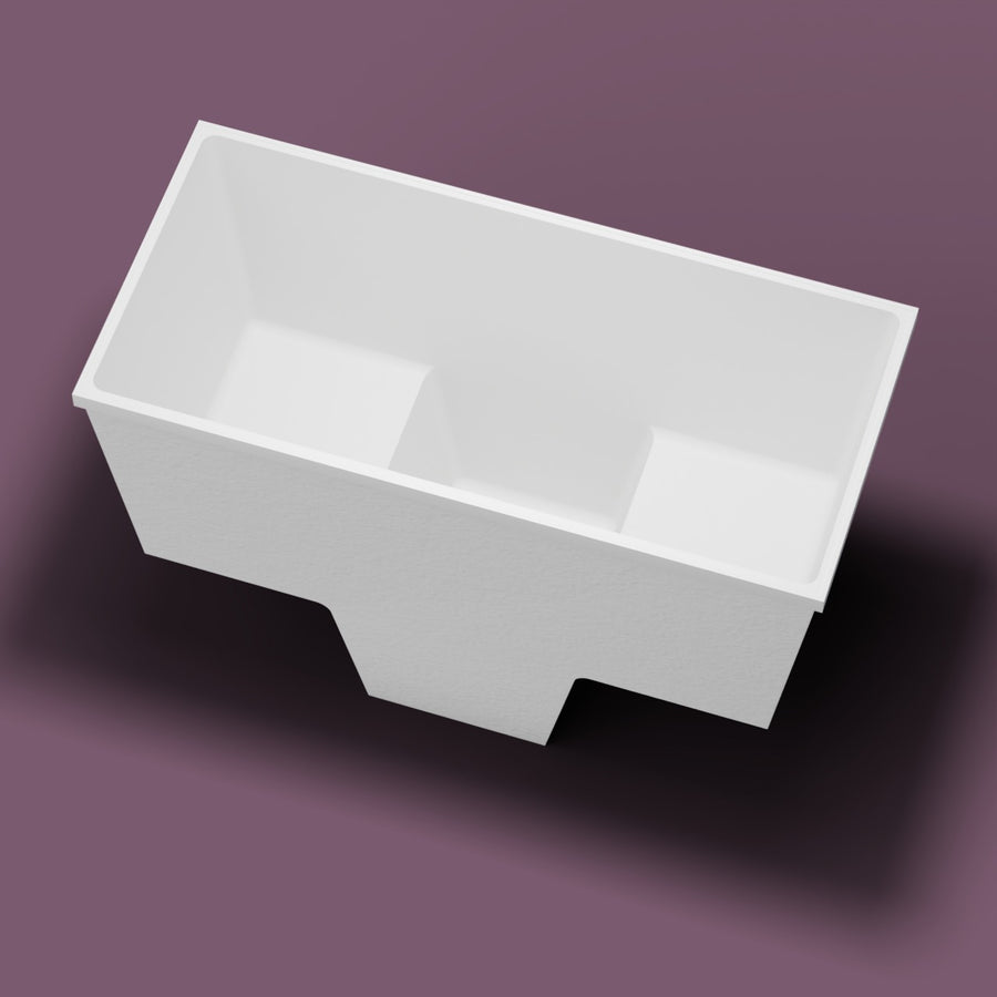 1500 x 700 Seated Soaking Tub — Looking in