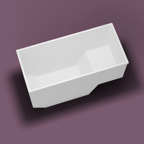1500 x 700 Seated Soaking Tub — Footwell [render:in_well:nofeet] [bg:aubergine]
