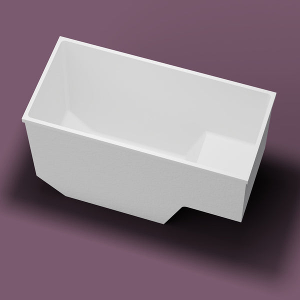 1500 x 700 Seated Soaking Tub — Looking in [render:lookin:nofeet] [bg:aubergine]