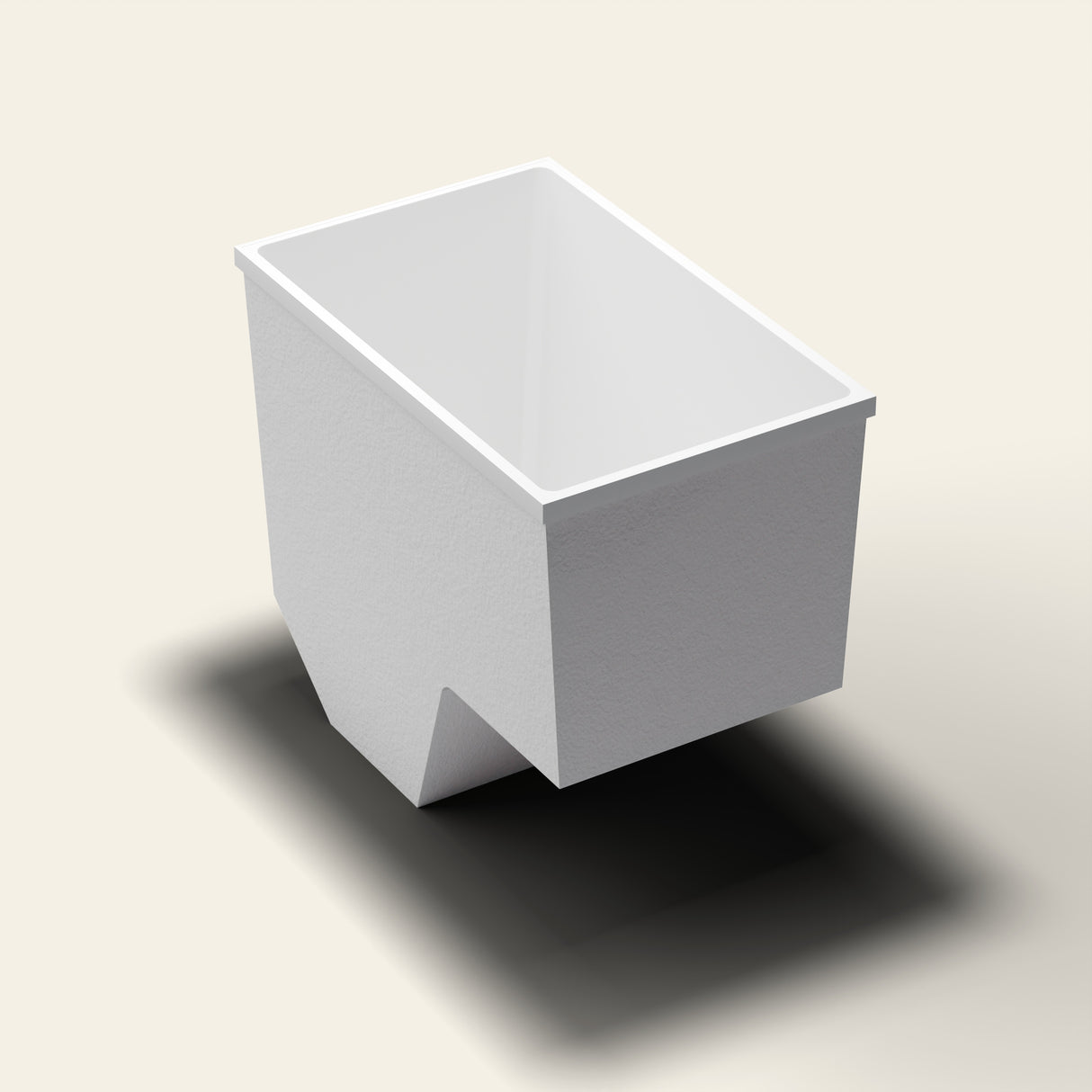 1100 x 700 Seated Soaking Tub by Omnitub — quarter [render:seated-quarter]