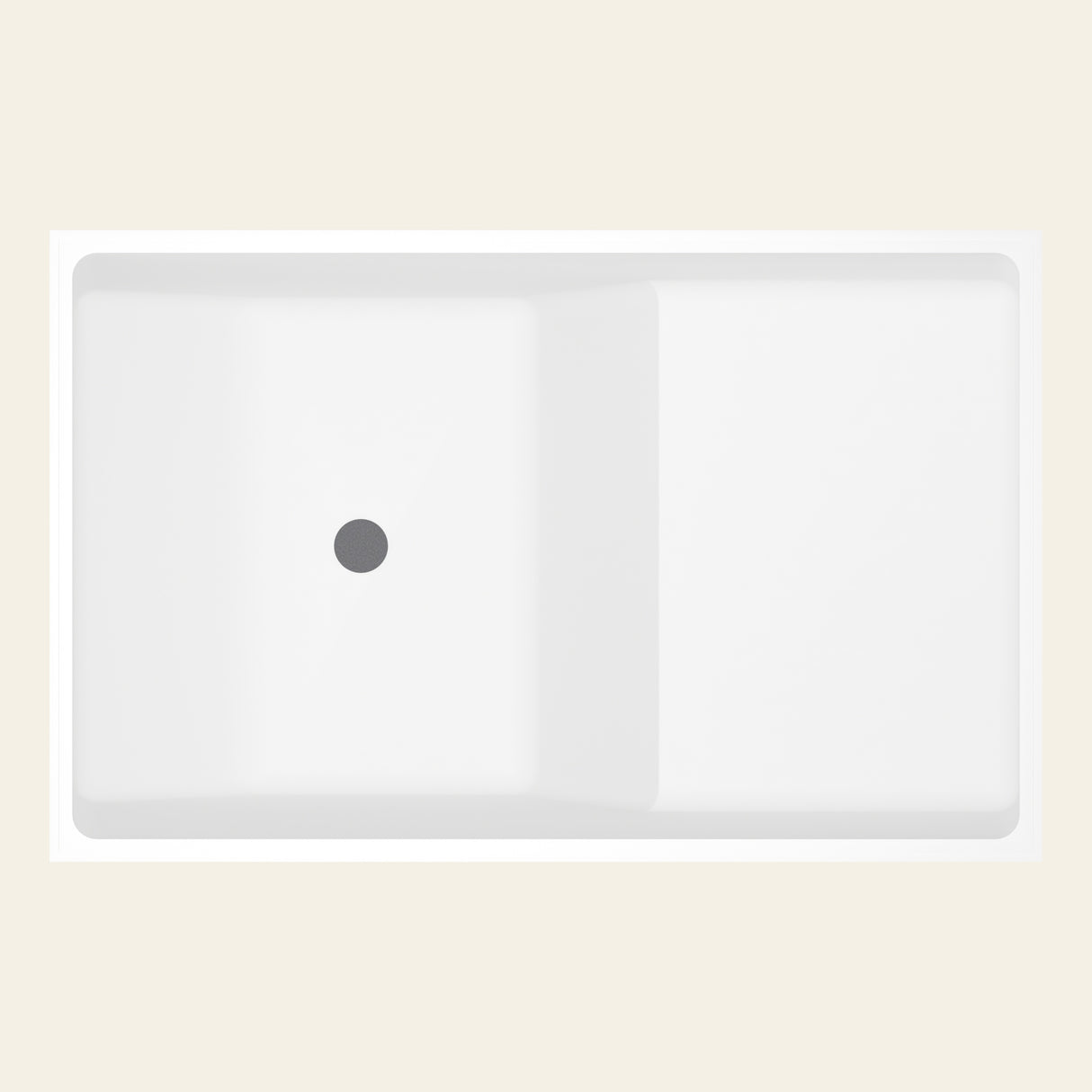 1100 x 700 Seated Soaking Tub by Omnitub — topdown [render:seated-topdown]