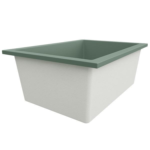 Omnitub Solo Plus 1250 x 1050 handmade UK deep soaking tub 600mm depth wide rectangular - configuration detail 6
