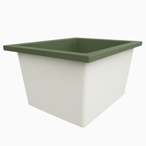 Omnitub Solo Extra 1150 x 900 handmade UK deep soaking tub 600mm depth rectangular - design feature 7