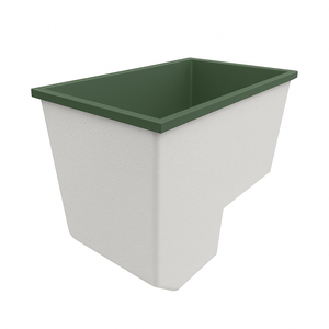 Deep Bathtub With Seat 1100 L x 700 W x 1000 Depth Handmade by Omnitub