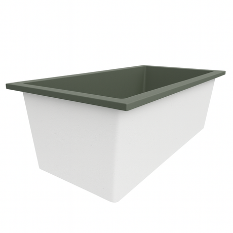 Deep Bathtub 1750 L x 950 W x 600 Soaking Depth Handmade by Omnitub