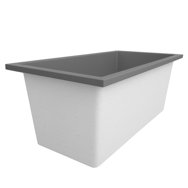 Omnitub Solo Extreme 1600 x 800 handmade UK deep soaking tub 600mm depth rectangular - main product view 7