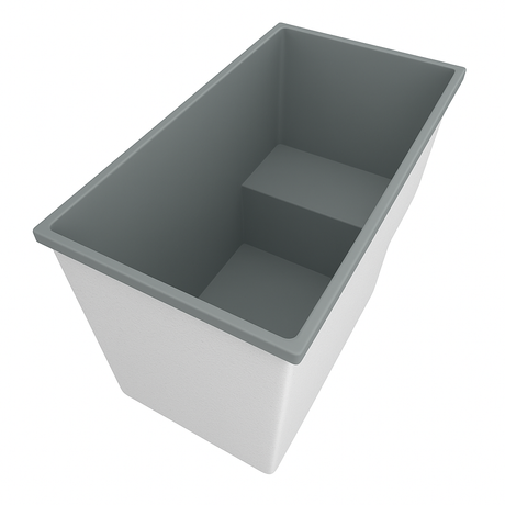 Deep Bathtub With Seat 1495 L x 800 W x 1000 Depth Handmade by Omnitub